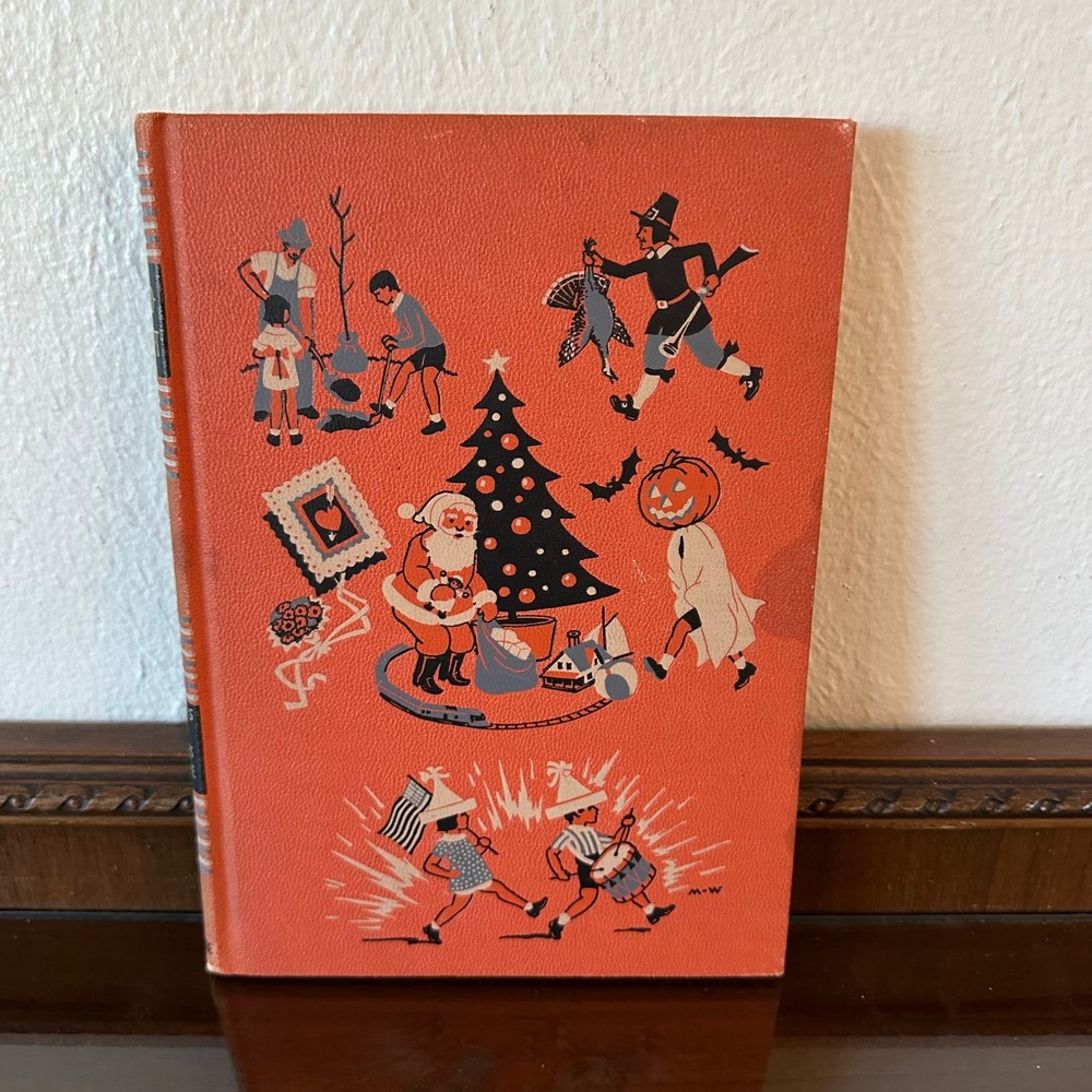 1947 Childcraft Vol 6 Holidays & Famous People Quarrie Corp Hardcover Halloween
